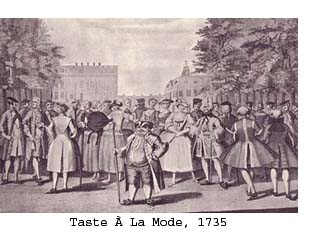 Taste  La Mode, 1735 by Boitard