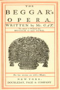 Playbill from the opera