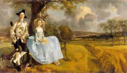 Thomas Gainsborough,  "Mr and Mrs Andrews," 1748-9