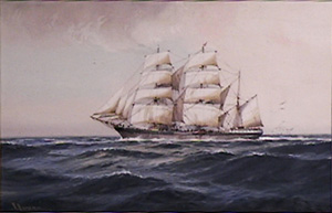 An eighteenth-century ship
