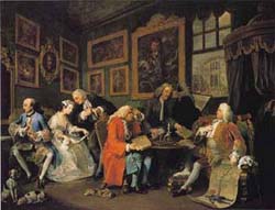 William Hogarth's The Marriage Contract