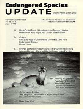 Clickable Image of the November/December 1998 Issue Cover