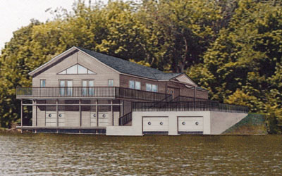Michigan boathouse photo