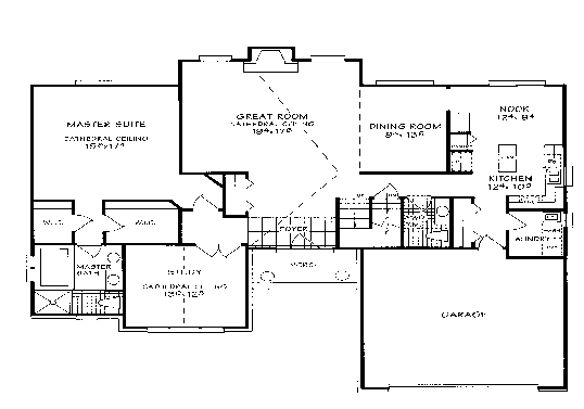 Residential floor plans with dimensions