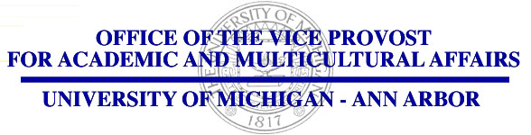 Office of the Associate Provost for Academic
and Multicultural Affairs