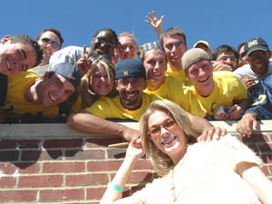 Yes, this is us at the Big House with Leane Rimes