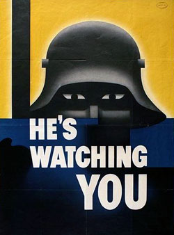 He's watching you