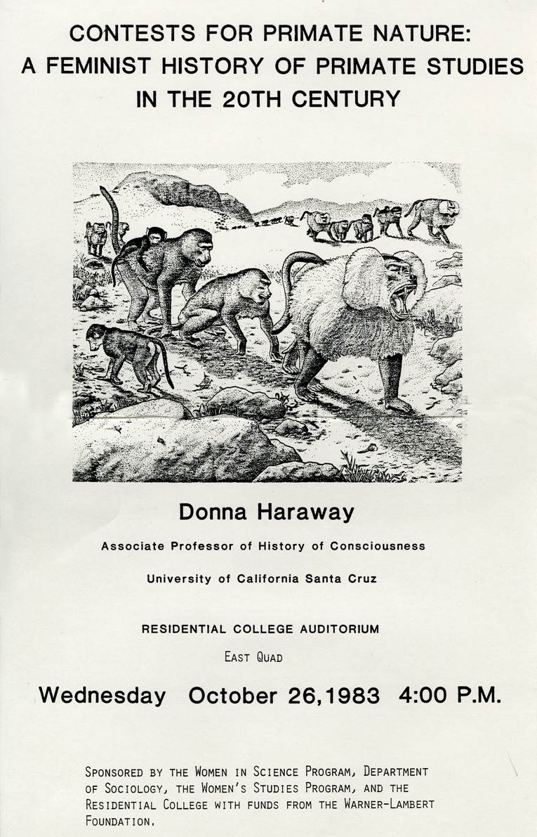 Warner-Lambert Lecture Series poster, 1983
