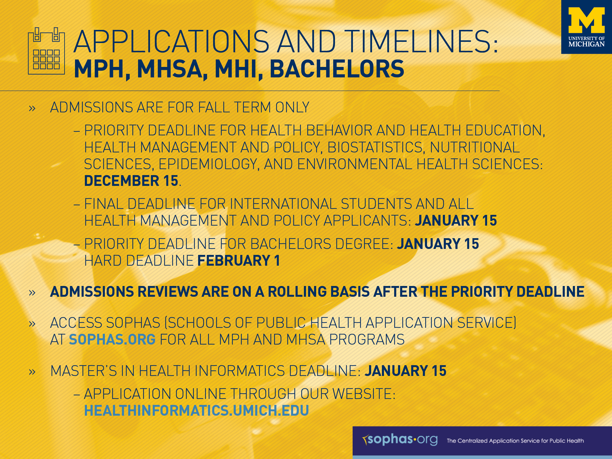 Information about School of Public Health