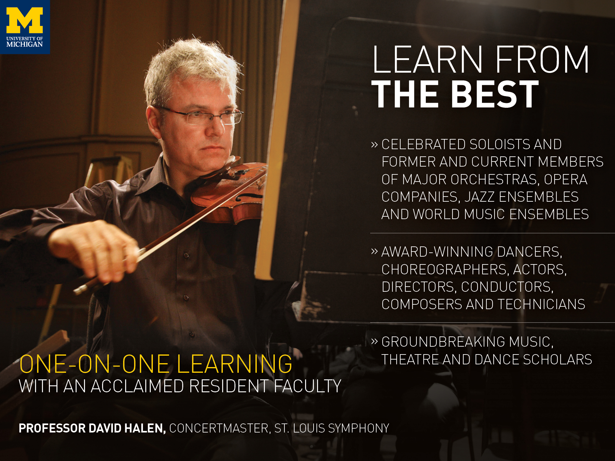 Information about School of Music, Theatre & Dance