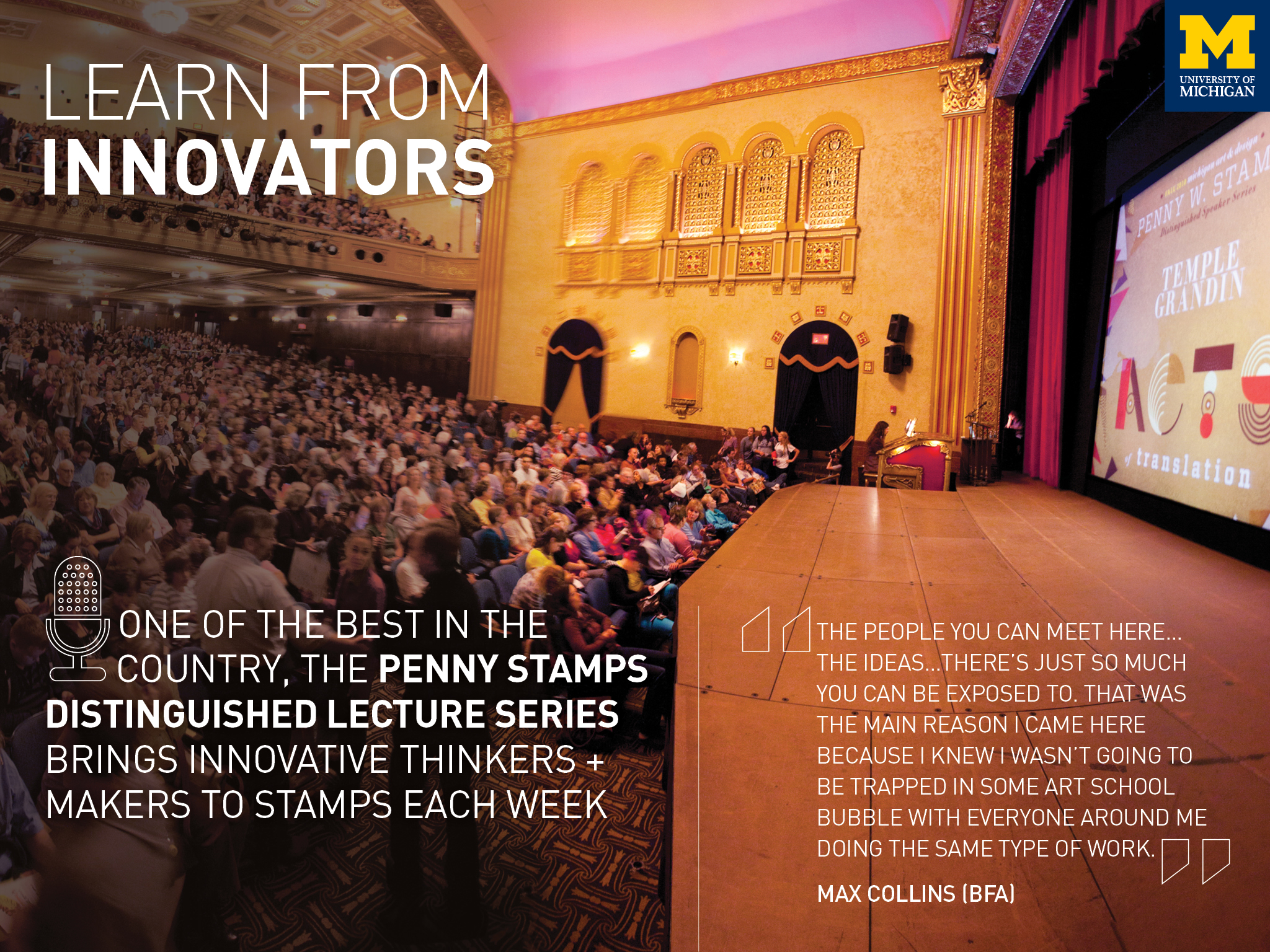 Information about Penny W. Stamps School of Art & Design