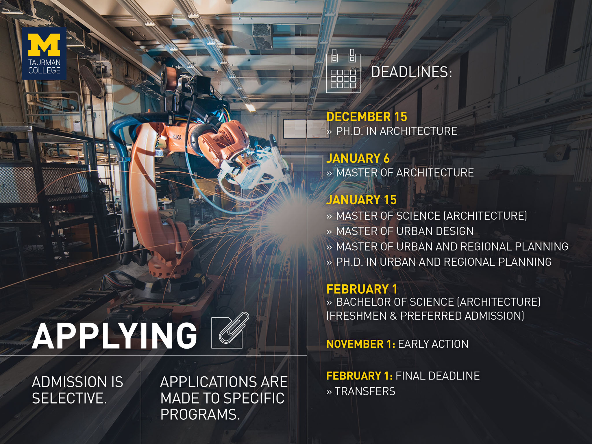 Information about Taubman College of Architecture & Urban Planning