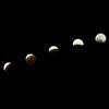 Partial Lunar Eclipse Multiple-Exposure, March 23, 1997