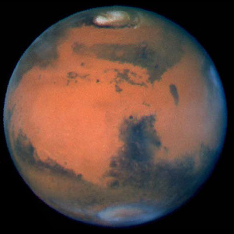 Hubble Space Telescope View of Mars